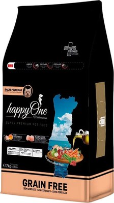 Сухой корм для собак HappyOne Mediterraneum со свежим яйцом и свежим мясом птицы - фото