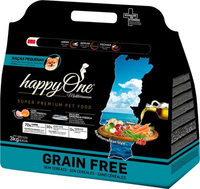 Сухой корм для собак HappyOne Mediterraneum со свежим яйцом и свежей сардиной - фото