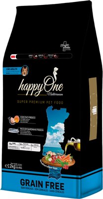Сухой корм для собак HappyOne Mediterraneum беззерновой со свежим яйцом и свежей сардиной - фото