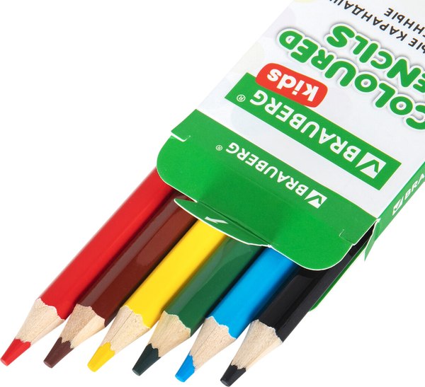 Набор цветных карандашей Brauberg Kids / 181877