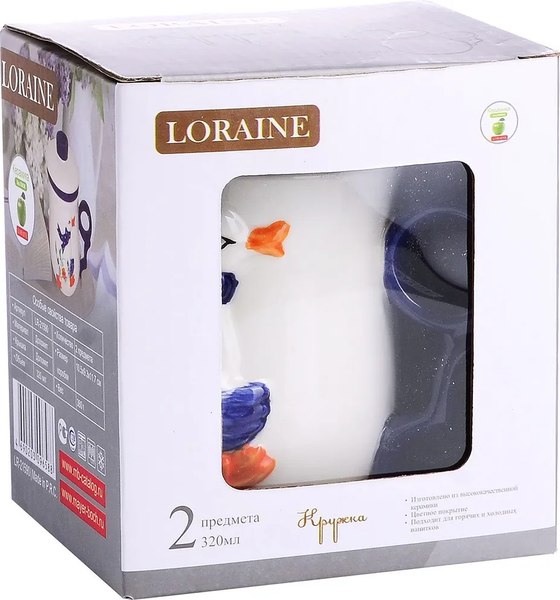 Кружка Loraine Гуси 21590