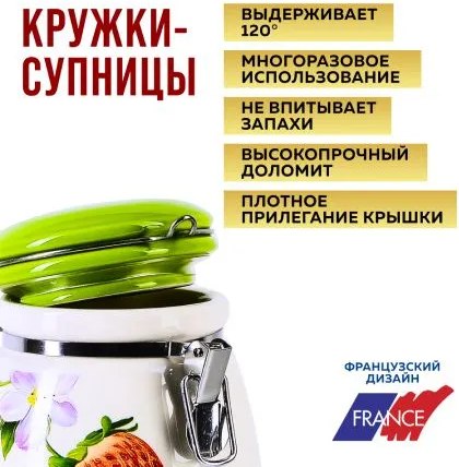 Емкость для хранения Loraine Клубника 28160