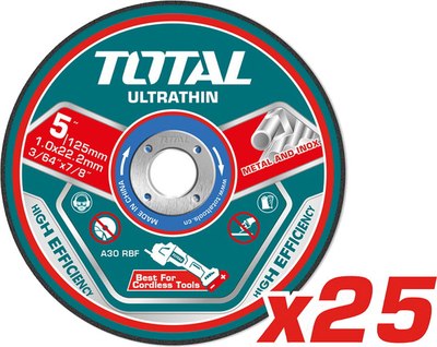 Набор отрезных дисков TOTAL TAC21012525 - фото