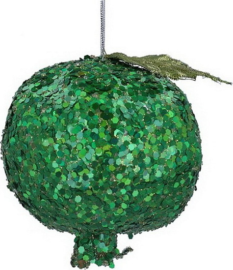 Елочная игрушка Gisela Graham Carnival. Сияющий гранат / 16192-4 - фото