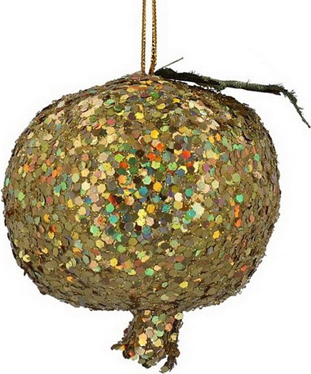 Елочная игрушка Gisela Graham Carnival. Сияющий гранат / 16192-3 - фото
