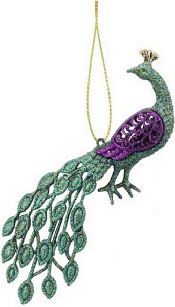Елочная игрушка Gisela Graham Peacock Павлин / 17456-1 - фото