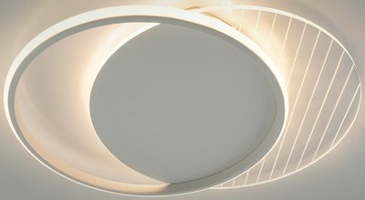 Люстра Estares Amato 60W 2R-APP-400x505x52-WHITE/WHITE/CLEAR-220-IP20 - фото