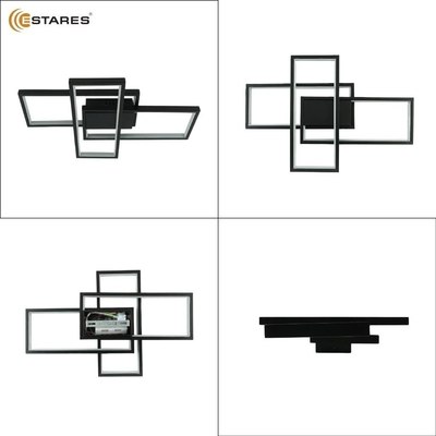 Люстра Estares Sven 65W 3S-APP-550x360x80-BLACK/WHITE-220-IP20