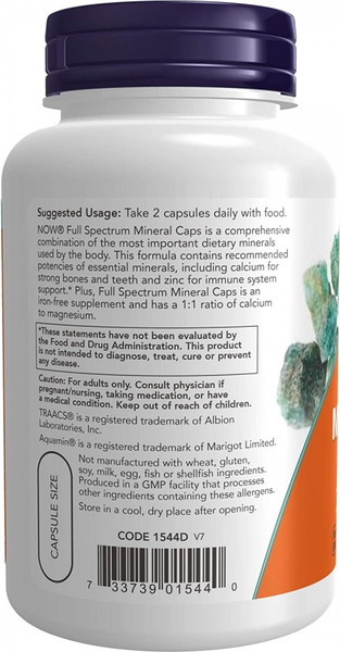 Мультиминеральный комплекс NOW Full Spectrum Mineral