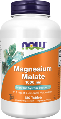 Минерал NOW Magnesium Malate 1000mg - фото