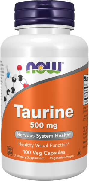 Таурин NOW Taurine 500mg - фото