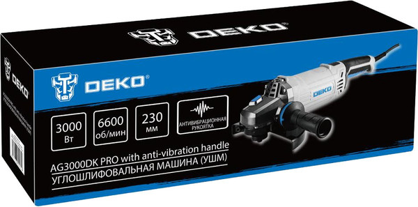 Угловая шлифовальная машина Deko AG3000DK Pro / 083-1032
