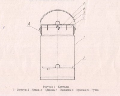 Коптильня БМЗ К-250.00.000