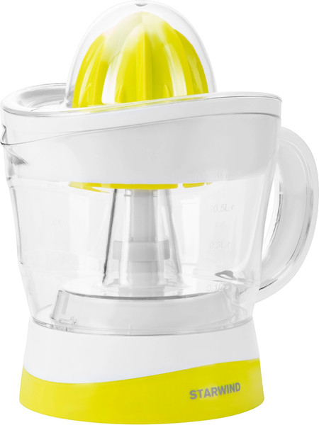 Соковыжималка электрическая StarWind SJ1121 (желтый/прозрачный)
