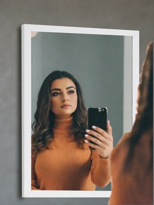 Зеркало Emze Прямоугольное 40x60 / DK4001.BEL