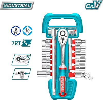 Универсальный набор инструментов TOTAL THT121171