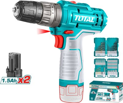 Аккумуляторная дрель-шуруповерт TOTAL TOSLI240467 - фото