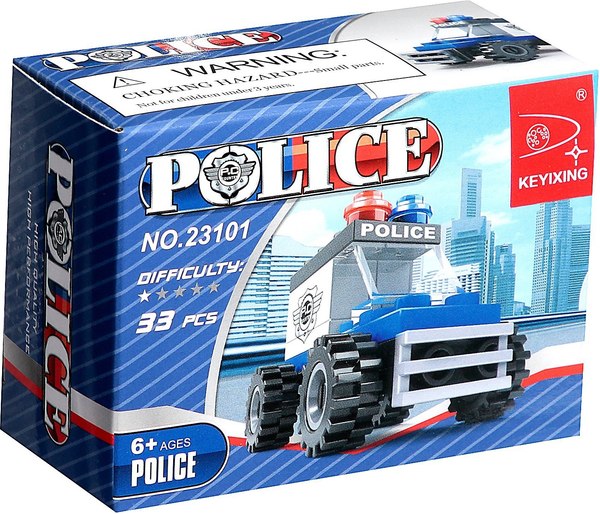 Конструктор Keyixing Полицейский джип 23101 / 460612 - фото