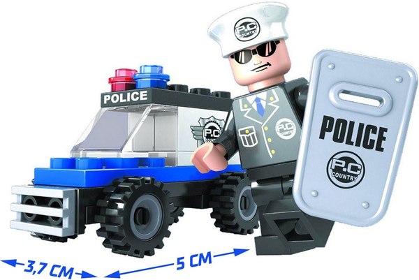 Конструктор Keyixing Полицейский джип 23101 / 460612