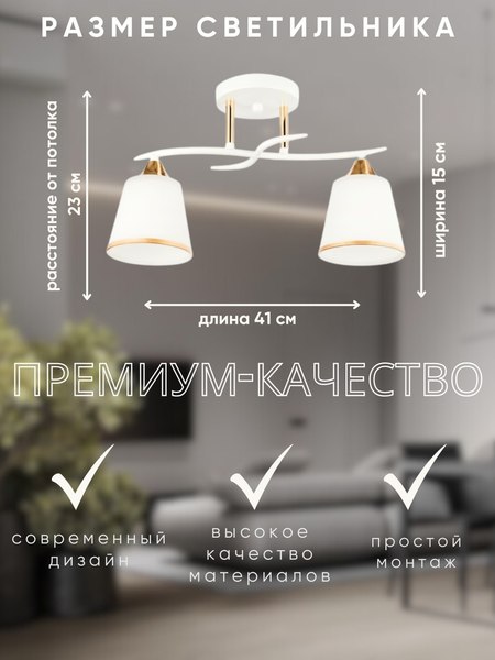 Потолочный светильник Aitin-Pro НПБ 02-2x60-101 / 6100/2