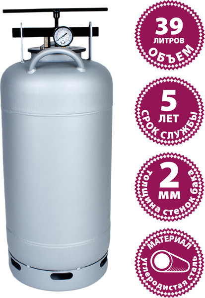 Автоклав для консервирования Мастерица Белорусский Люкс AU-0139Т с термометром (39л)