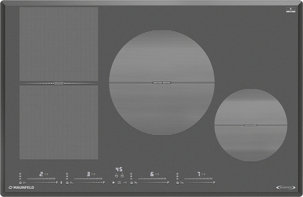 Индукционная варочная панель Maunfeld CVI804SFDGR Inverter - фото