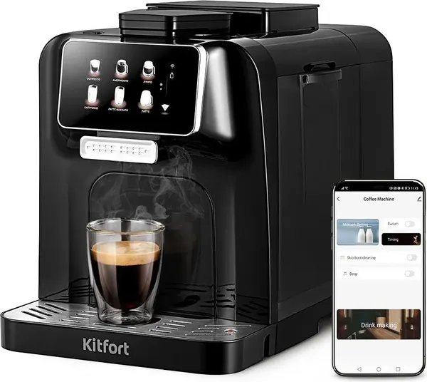 Кофемашина Kitfort КТ-7460 - фото