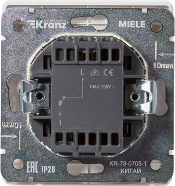 Выключатель Kranz Round KR-78-0705-1