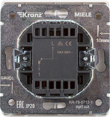 Кнопка звонка Kranz Round KR-78-0712-1