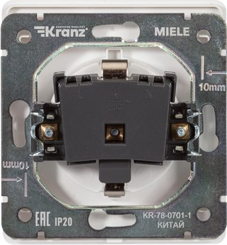 Розетка Kranz Round KR-78-0701-1