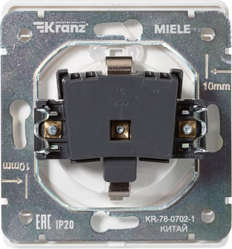 Розетка Kranz Round KR-78-0702-1