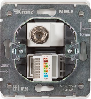 Розетка Kranz Round KR-78-0722-1