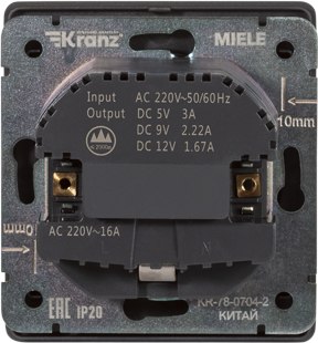 Розетка Kranz Round KR-78-0704-2