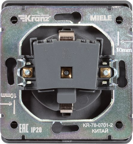Розетка Kranz Round KR-78-0701-2