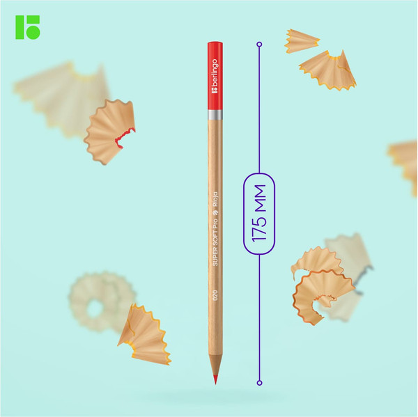 Набор цветных карандашей Berlingo SuperSoft. Pro / SP00120