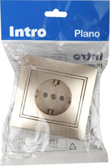 Розетка INTRO Plano 1-201-04 / Б0053865