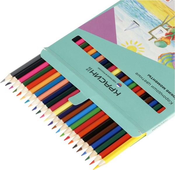 Набор цветных карандашей Красин Яркие моменты / КР-240700