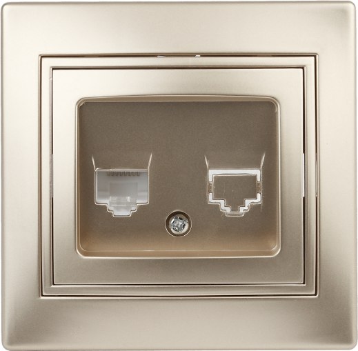 Розетка INTRO Plano 1-302-04 / Б0030083 - фото