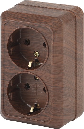 Розетка INTRO Quadro 2-204-10 / Б0053805 - фото