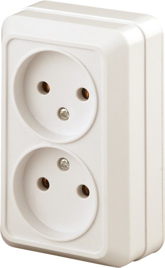 Розетка INTRO Quadro 2-203-02 / Б0053794 - фото
