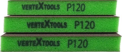Набор губок абразивных Vertex Tools 120-98-120 - фото