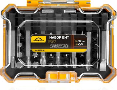 Набор бит Vertex Tools 0033-32 - фото