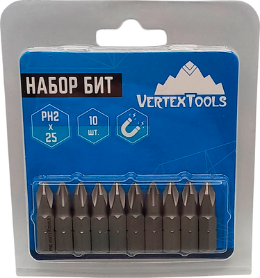 Набор бит Vertex Tools БТ-PH2-25 - фото