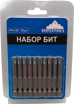 Набор бит Vertex Tools БТ-PH3-50 - фото