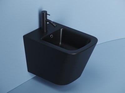 Биде подвесное Ceramica Nova Union CN4010MB