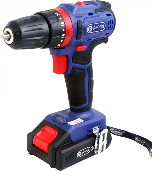 Аккумуляторная дрель-шуруповерт Диолд ДЭА-20 ЛИ-02 У - фото