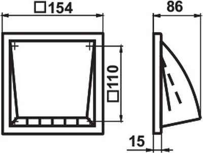 Колпак вентиляционный Семь ветров 1515ВСК