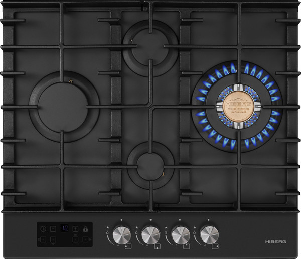 Газовая варочная панель Hiberg VM 6245 B - фото