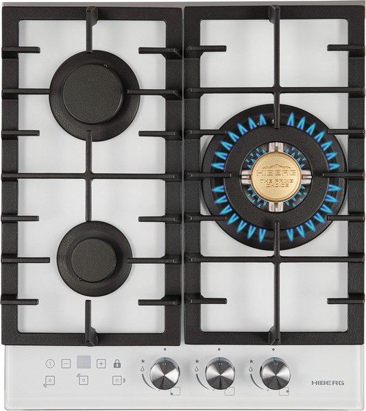 Газовая варочная панель Hiberg VM 4535 W - фото