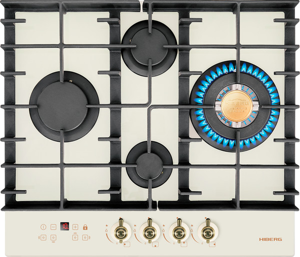 Газовая варочная панель Hiberg VM 6145 RY - фото